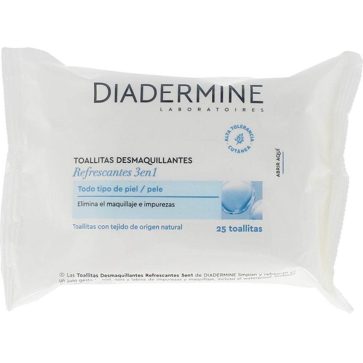 Șervețele Demachiante Diadermine Răcoritor